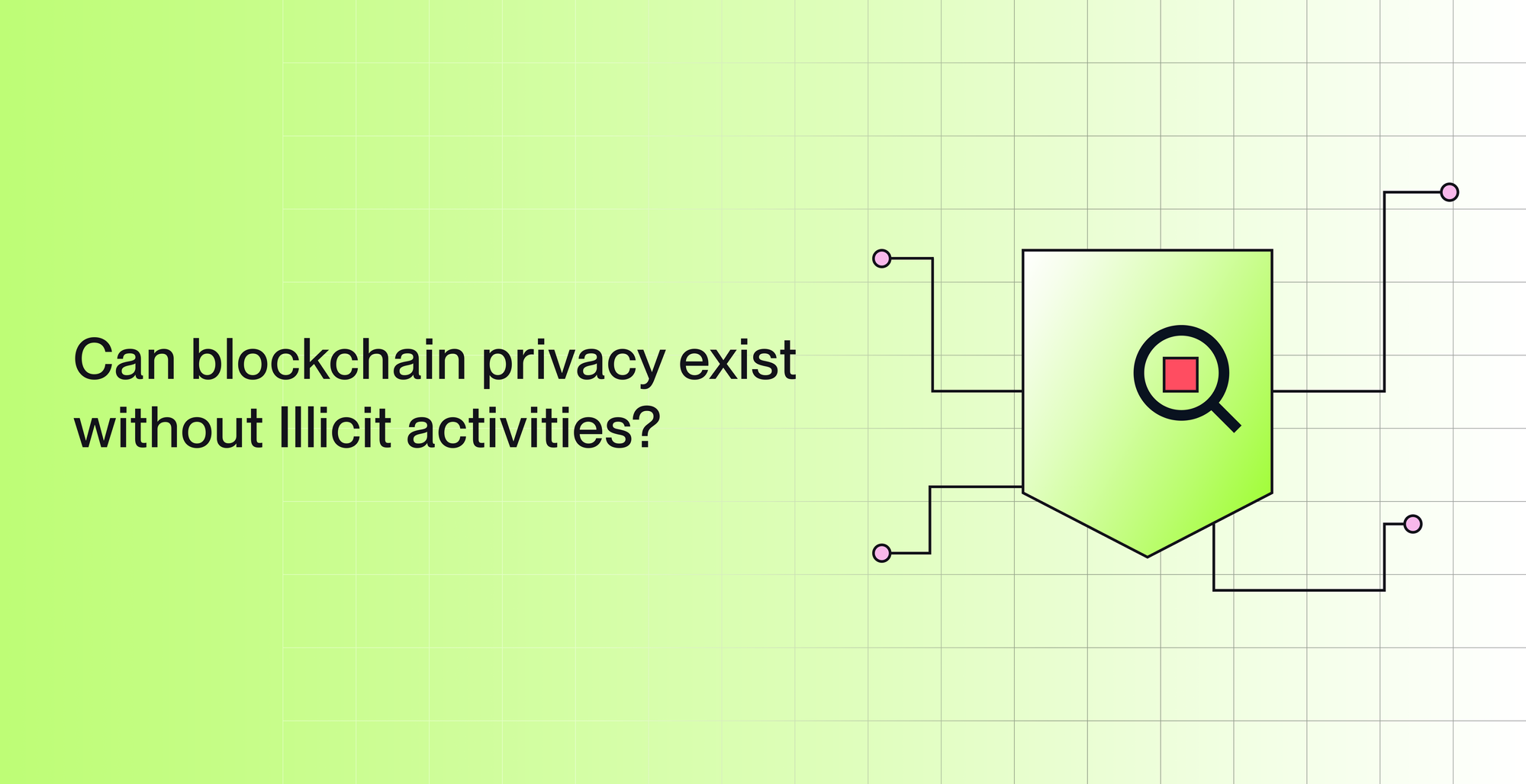 Can blockchain privacy exist without Illicit activities?